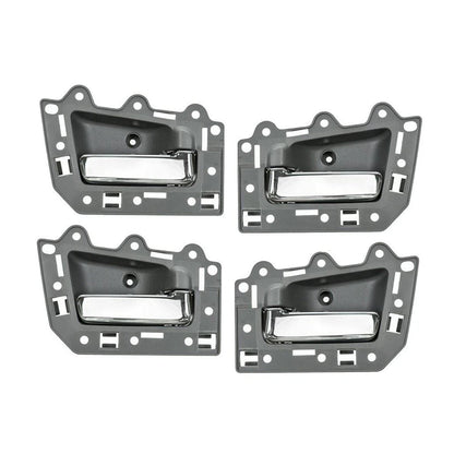 2005-2011 Jeep Grand Cherokee 4pcs Front Rear Inside Inner Door Handle Chrome