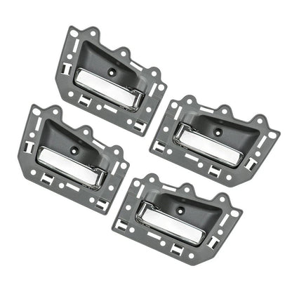 2005-2011 Jeep Grand Cherokee 4pcs Front Rear Inside Inner Door Handle Chrome