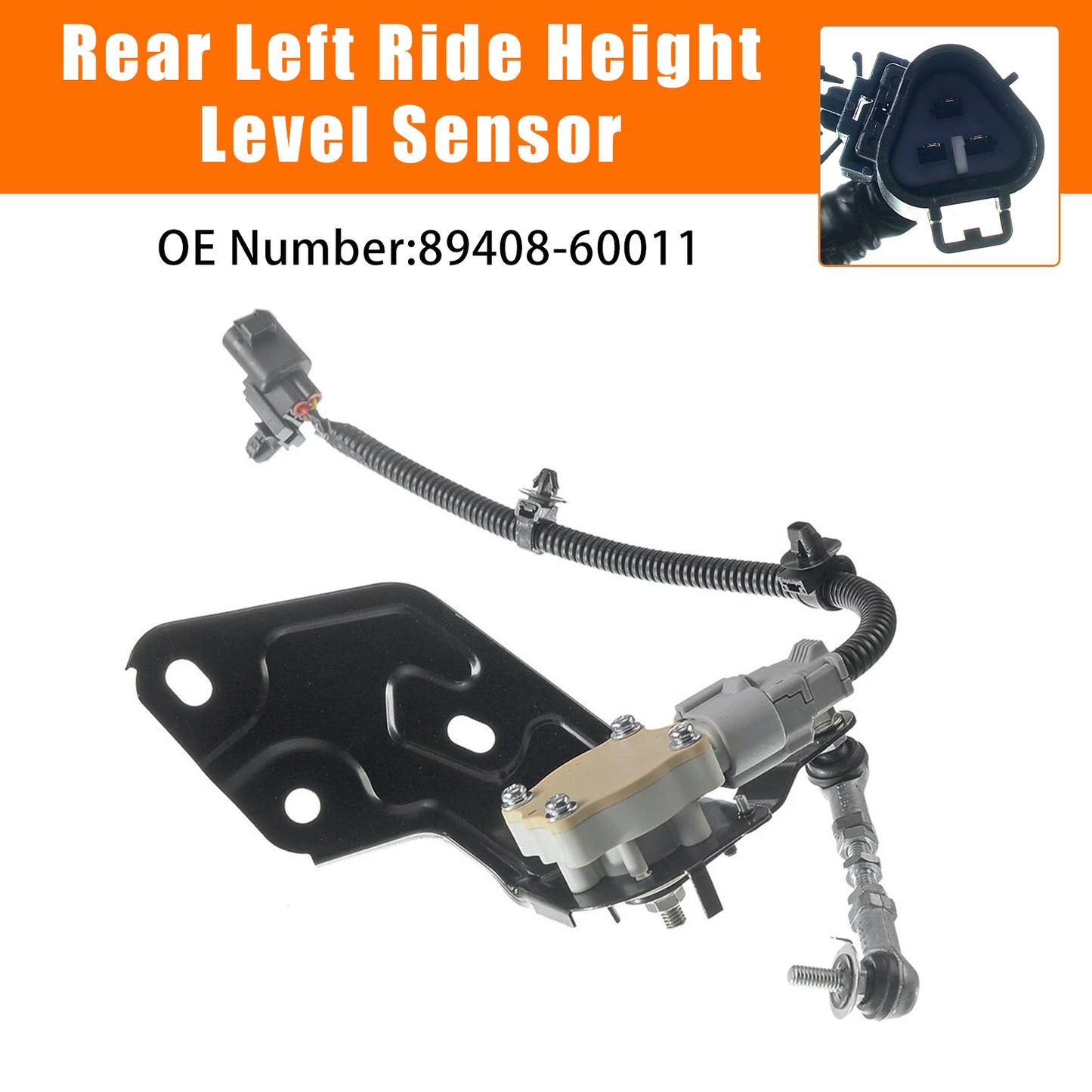 2003-2009 Lexus GX470 Sport Utility V8 4.7L Petrol 89408-60011 Ride Height Level Sensor Rear Left