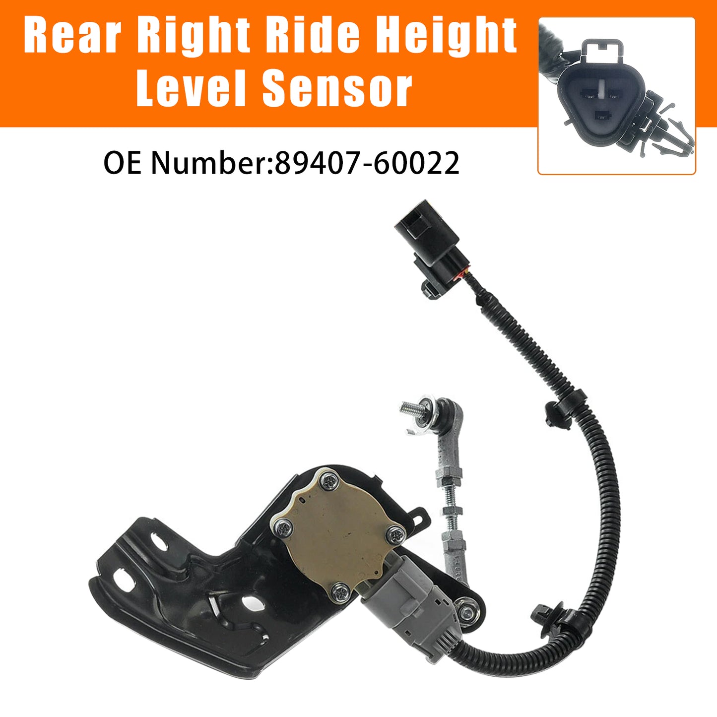 2003-2009 Toyota 4Runner Lexus GX470 4.7L Rear Right Ride Height Level Sensor