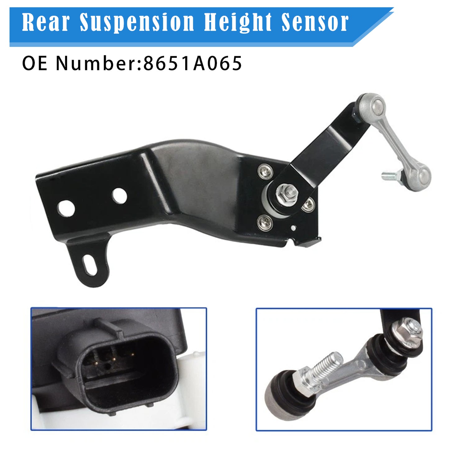 2016-2022 Mitsubishi Pajero/Shogun IV 3.2 4WD SUV 8651A065 Rear Suspension Height Sensor