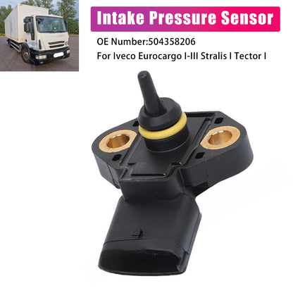 2000 Iveco Eurocargo I-III Dump Truck Diesel 504358206 Intake Pressure Sensor