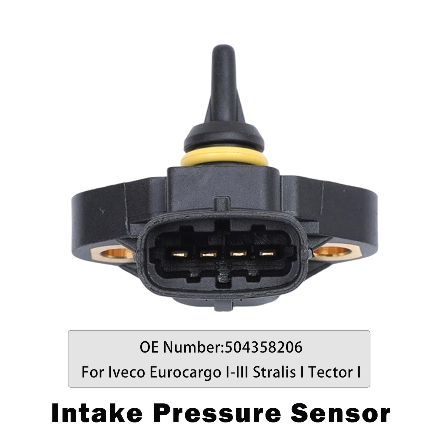 2000 Iveco Eurocargo I-III Dump Truck Diesel 504358206 Intake Pressure Sensor