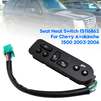 2003-2006 Chevrolet Tahoe 15116862 Seat Heat Switch