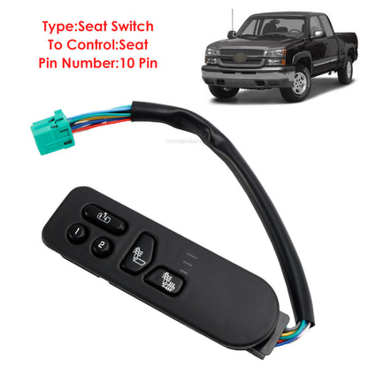 2003-2006 Chevrolet Silverado 2500 HD 15116863 Front Left Power Seat Switch