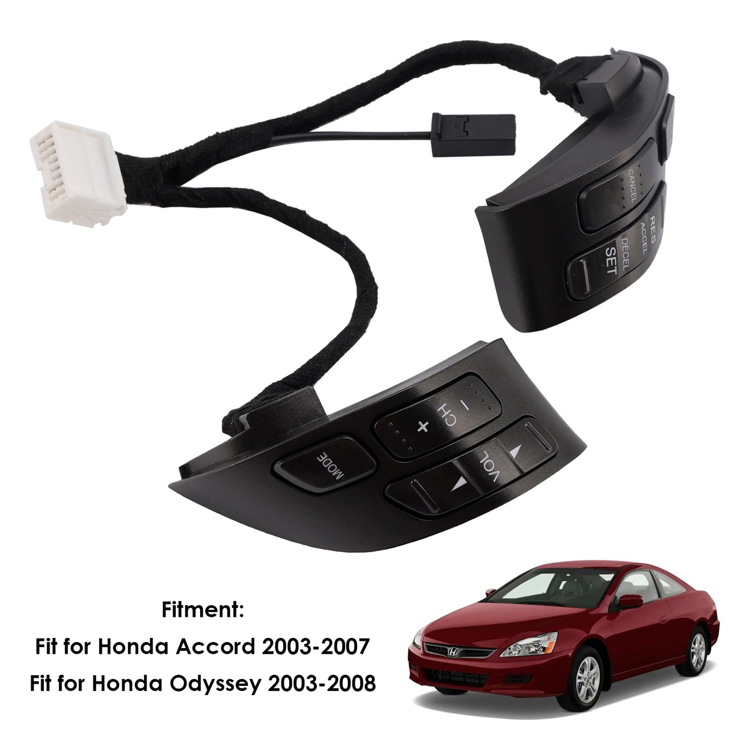 2003-2007 Honda Accord 35880-SDB-A21 Steering Wheel Cruise Volume Control Switch Button