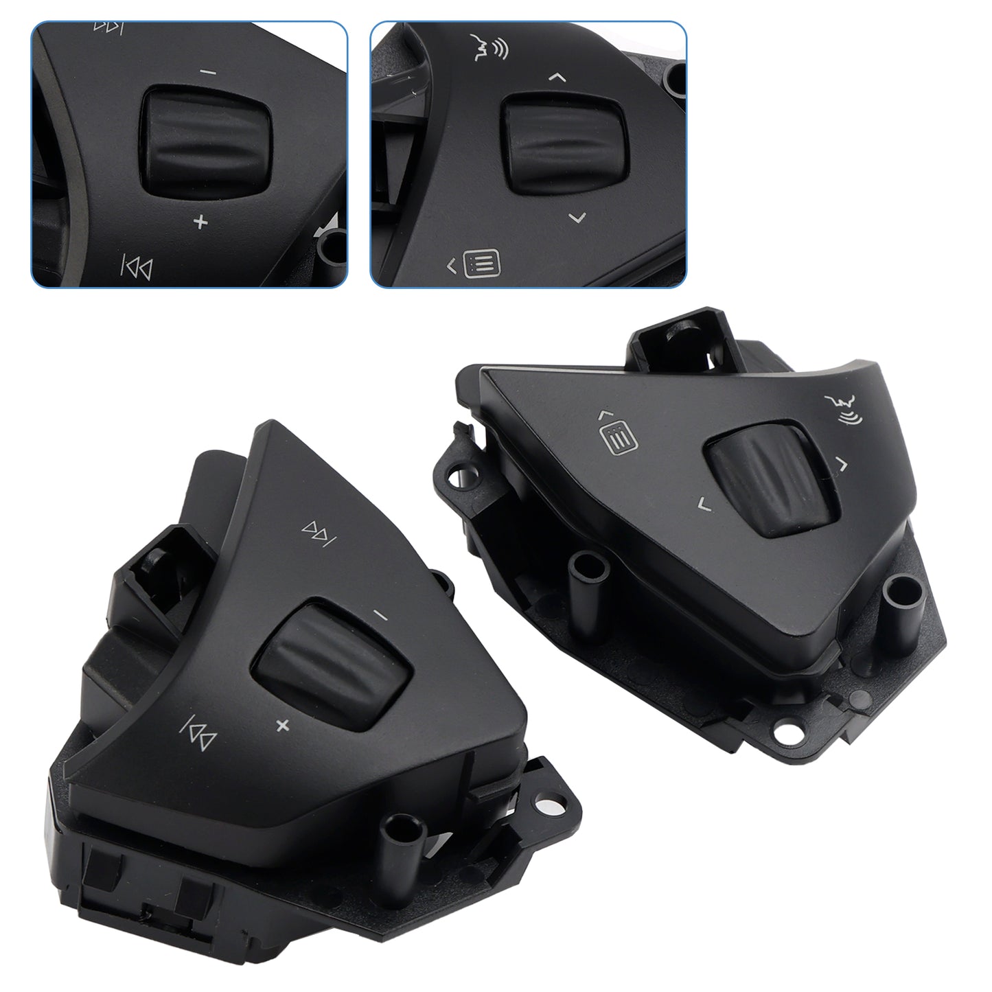 2016-2020 Model S X 1013242-00-F Left+Right Steering Wheel Audio Voice Control Button