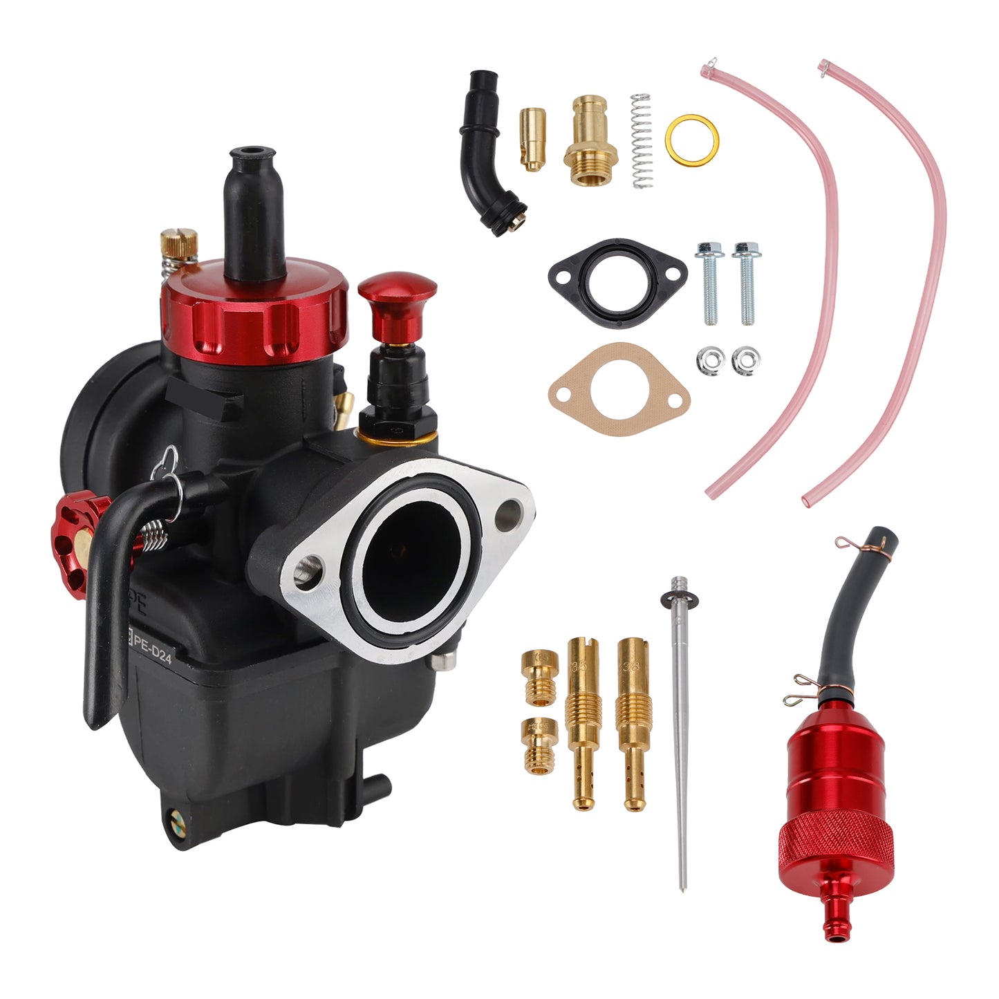 Carburetor Carb 24mm for 140cc-150cc Motorcycle, dirt bike, ATV, Go karts