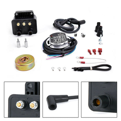 1970-1999 Carbed Big Twin Models & 1971-2003 Sportster models except 1200S Sport 53-660 Double Fire Electronic Ignition Kit fit