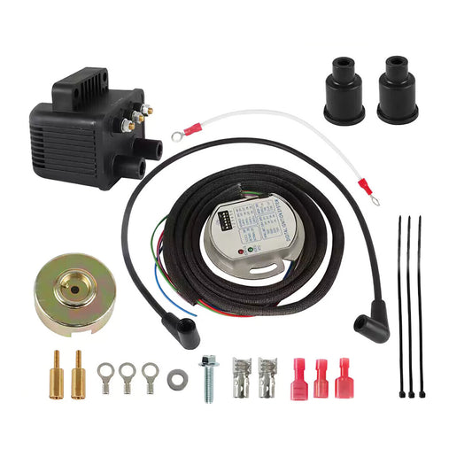 1970-1999 Carbed Big Twin Models & 1971-2003 Sportster models except 1200S Sport 53-660 Double Fire Electronic Ignition Kit fit