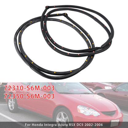 2002-2006 Honda Integra Acura RSX DC5 72310-S6M-003 2PCS Front Door Weatherstrip RH & LH