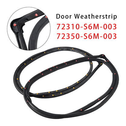 2002-2006 Honda Integra Acura RSX DC5 72310-S6M-003 2PCS Front Door Weatherstrip RH & LH