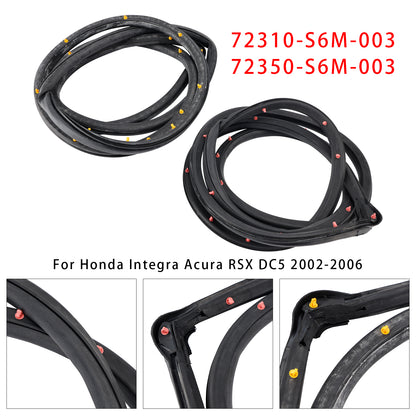 2002-2006 Honda Integra Acura RSX DC5 72310-S6M-003 2PCS Front Door Weatherstrip RH & LH