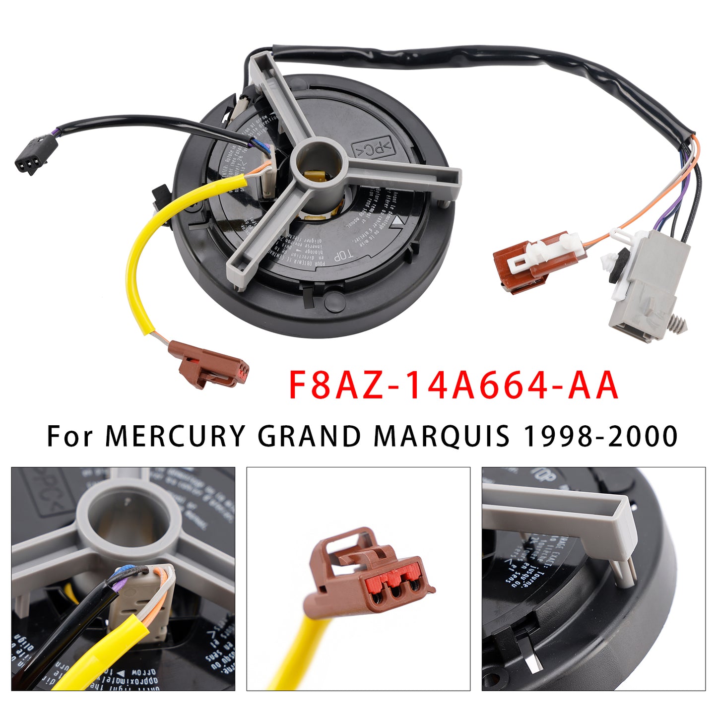 1998-2000 FORD CROWN VICTORIA F8AC-14A664-AA Clock Spring
