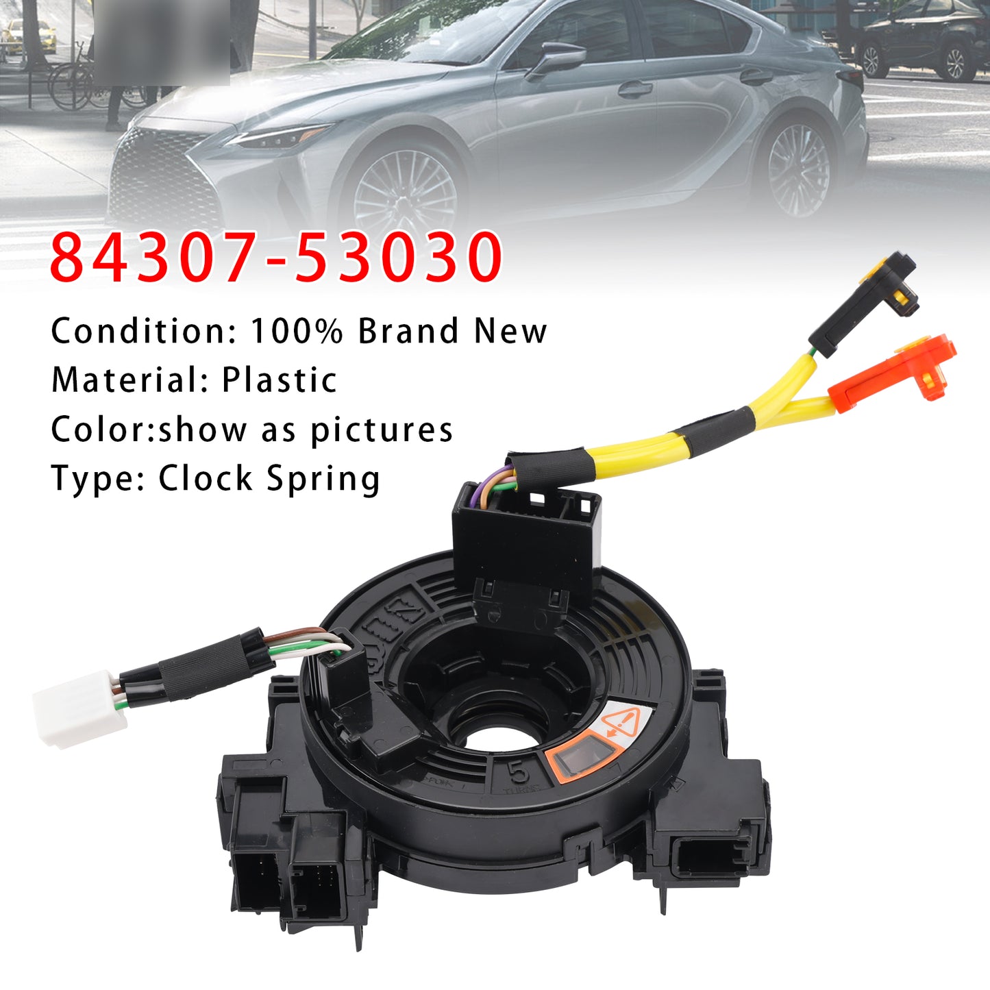 2017-2024 Lexus RCF IS300 84307-53030 Clock Spring W/ Heating Function