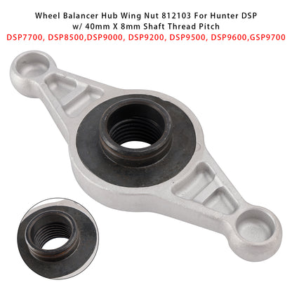 Hunter DSP w/ 40mm X 8mm Shaft Thread Pitch DSP7700, DSP8500, DSP9000, DSP9200, DSP9500, DSP9600,GSP9700 812103 Wheel Balancer Hub Wing Nut