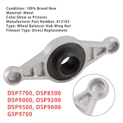 Hunter DSP w/ 40mm X 8mm Shaft Thread Pitch DSP7700, DSP8500, DSP9000, DSP9200, DSP9500, DSP9600,GSP9700 812103 Wheel Balancer Hub Wing Nut