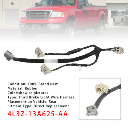 2004-2010 Ford F150 Explorer Sport Trac 4L3Z-13A625-AA 3rd Third Brake Light Wire Harness