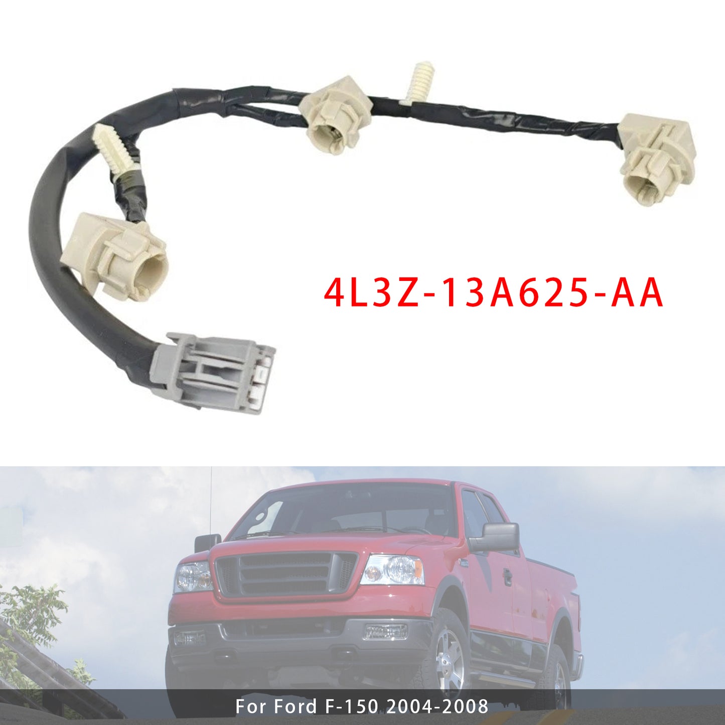 2004-2010 Ford F150 Explorer Sport Trac 4L3Z-13A625-AA 3rd Third Brake Light Wire Harness