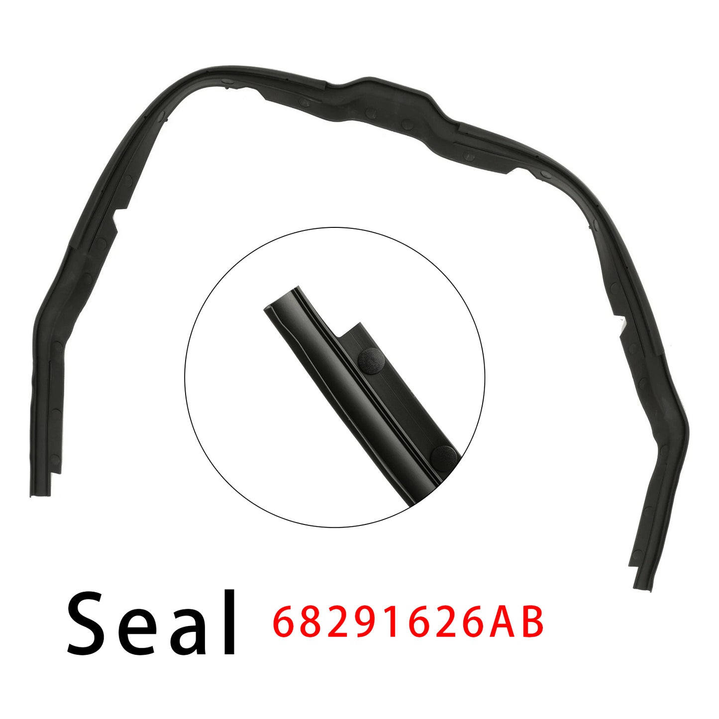 2019-2026 Dodge Ram 1500 68291626AB Hood Seal Weather Strip
