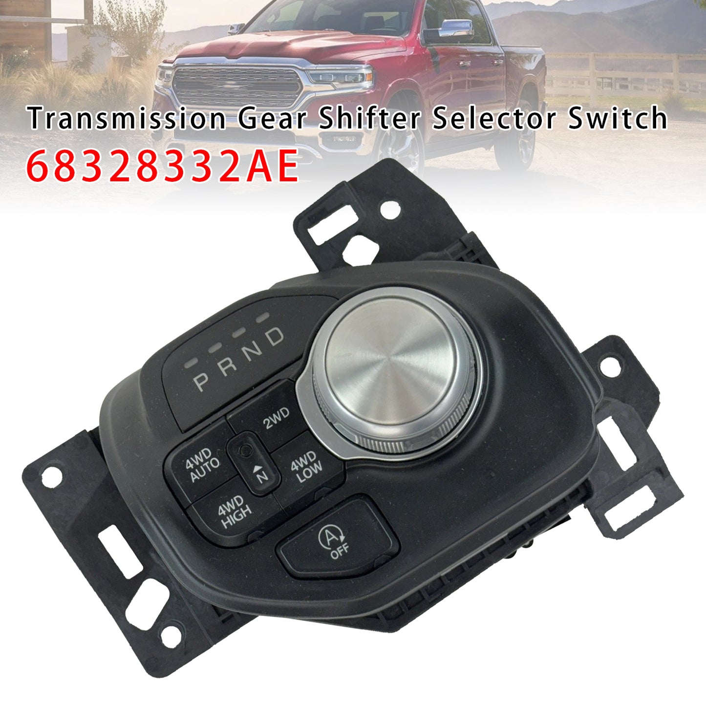 2019-2020 Dodge Ram 1500 4WD 68328332AE Transmission Gear Shifter Selector Switch