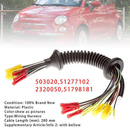 2007.03-2015.08 Fiat 500(312) Hatchback 51277102 Rear Door Cable Wiring Harness Tailgate Loom