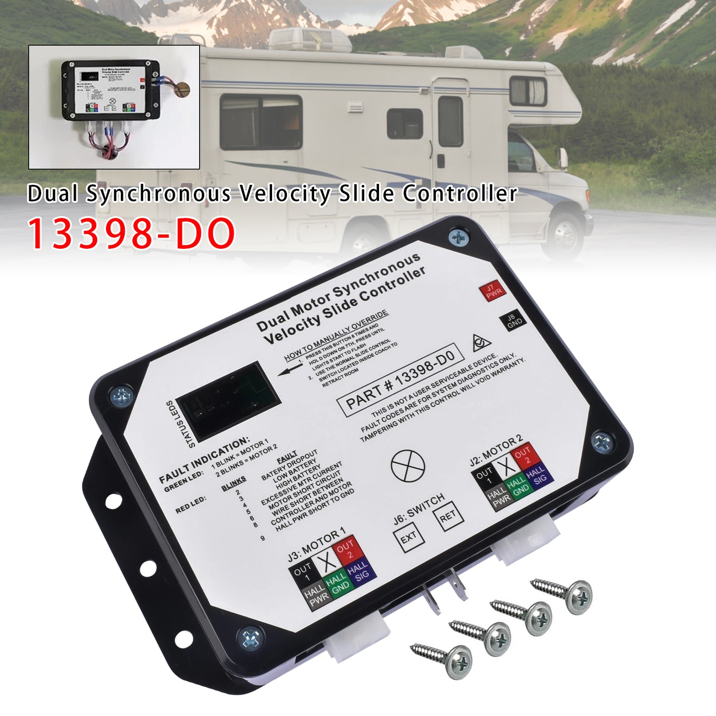 Controller V-Sync II 13398-DO Dual Motor Synchronous Velocity Slide Controller