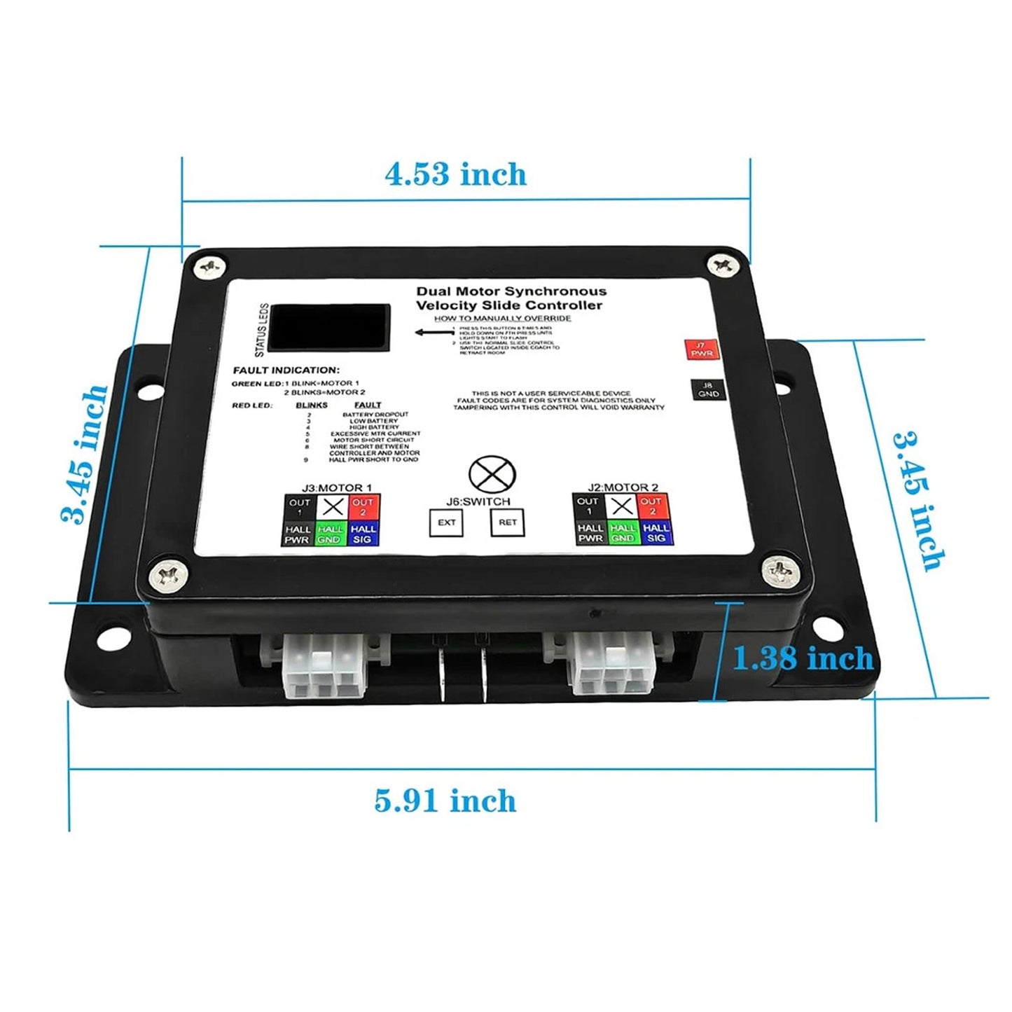 Controller V-Sync II 13398-DO Dual Motor Synchronous Velocity Slide Controller