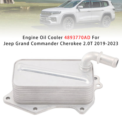 2019-2023 Jeep Grand Commander Cherokee 2.0T 4893770AD Engine Oil Cooler