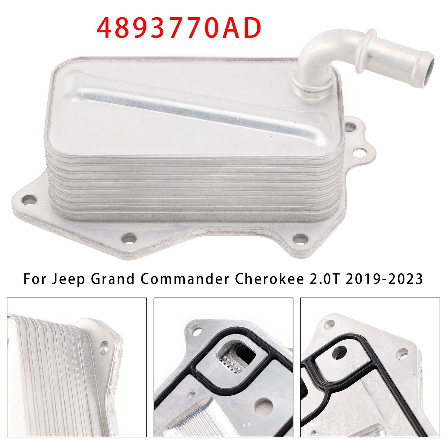 2019-2023 Jeep Grand Commander Cherokee 2.0T 4893770AD Engine Oil Cooler
