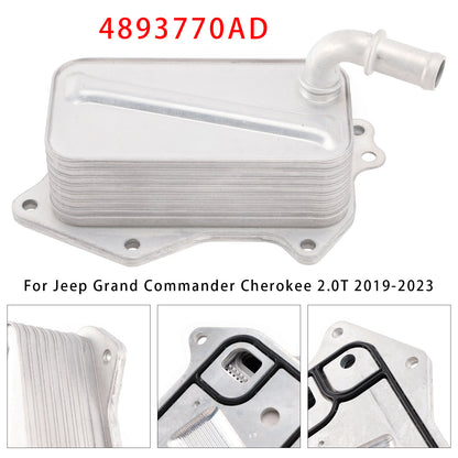 2019-2023 Jeep Grand Commander Cherokee 2.0T 4893770AD Engine Oil Cooler