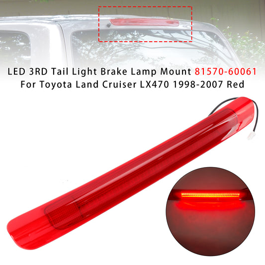 1998-2007 Toyota Land Cruiser LX470 Red 81570-60061 LED 3RD Tail Light Brake Lamp Mount