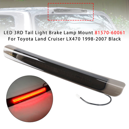 1998-2007 Toyota Land Cruiser LX470 Black 81570-60061 LED 3RD Tail Light Brake Lamp Mount