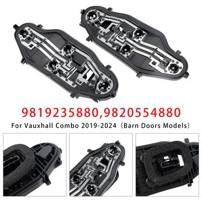 Left+Right Rear Light Bulb Holder 9819235880 9820554880 For Peugeot Partner Berlingo Combo 2019-2024