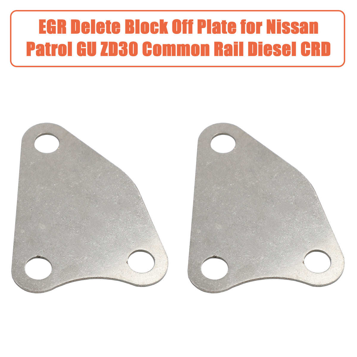 EGR Delete Block Off Plate for Nissan Patrol GU ZD30 Common Rail Diesel CRD