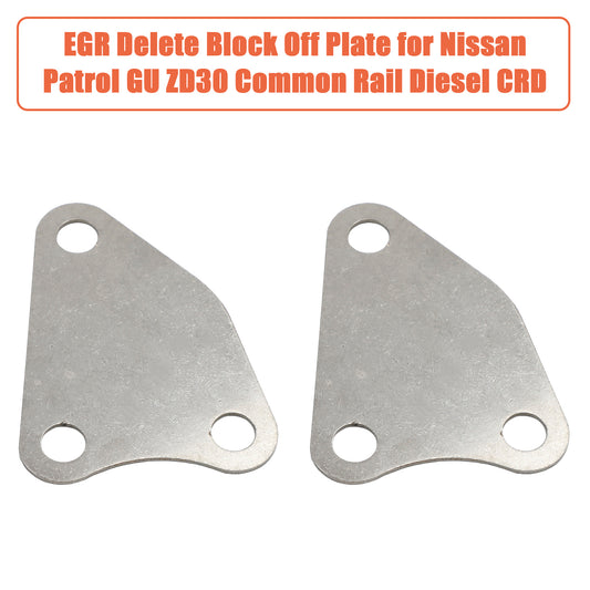 EGR Delete Block Off Plate for Nissan Patrol GU ZD30 Common Rail Diesel CRD