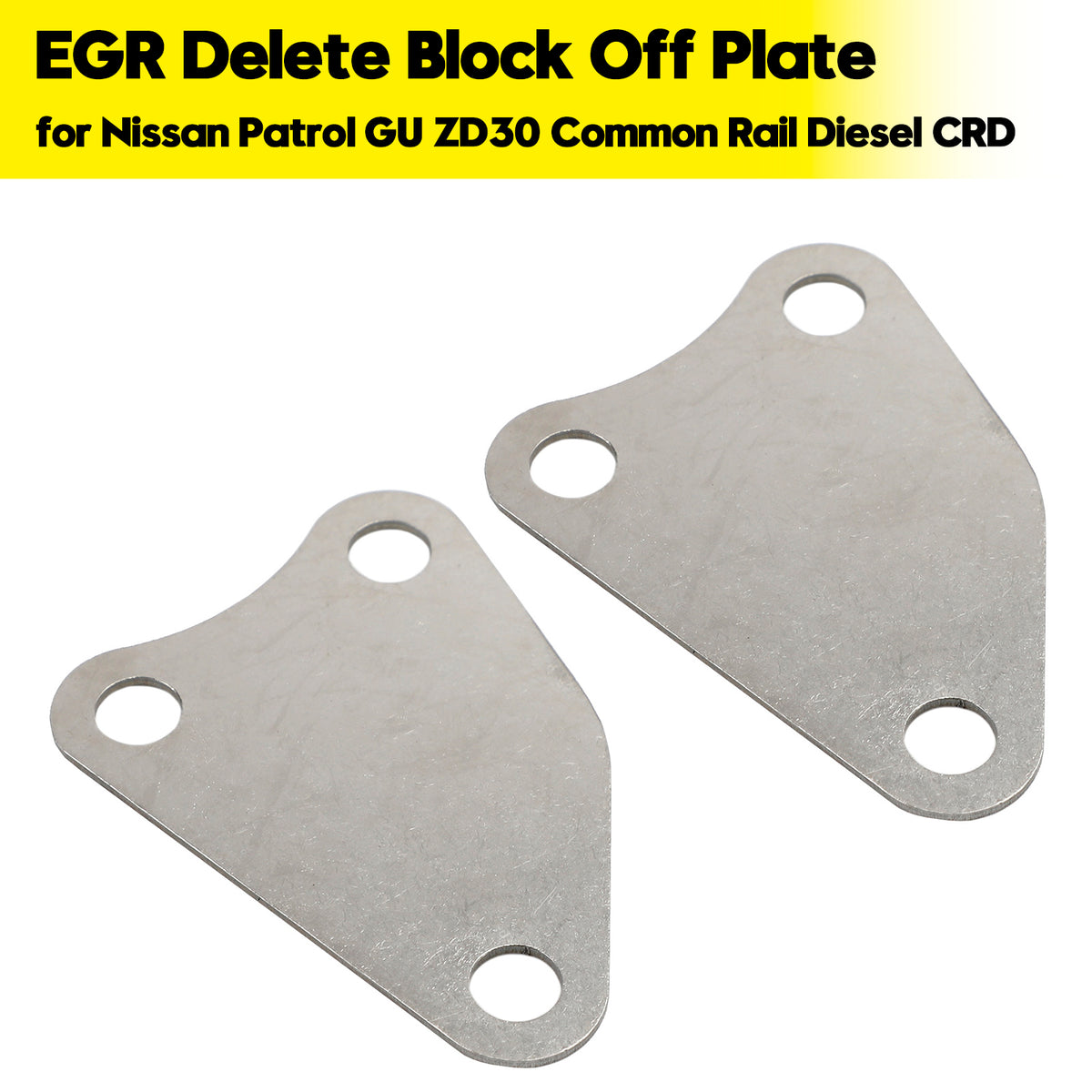 EGR Delete Block Off Plate for Nissan Patrol GU ZD30 Common Rail Diesel CRD