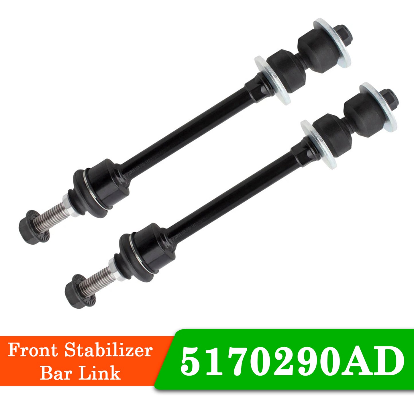 2pcs Front Stabilizer Bar Link K80894 for Dodge Ram 1500 4WD 2006-2018 5170290AD