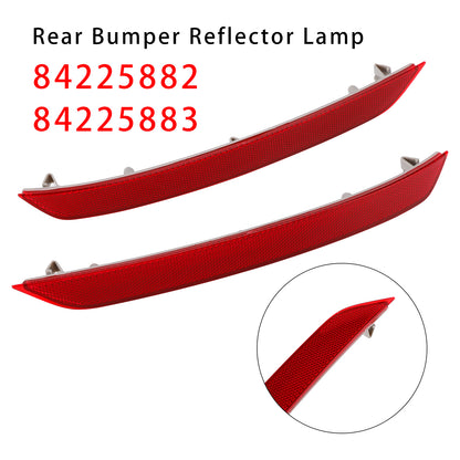 Red Rear Left+Right Bumper Reflector Lamp For GMC Terrain 2018-2024