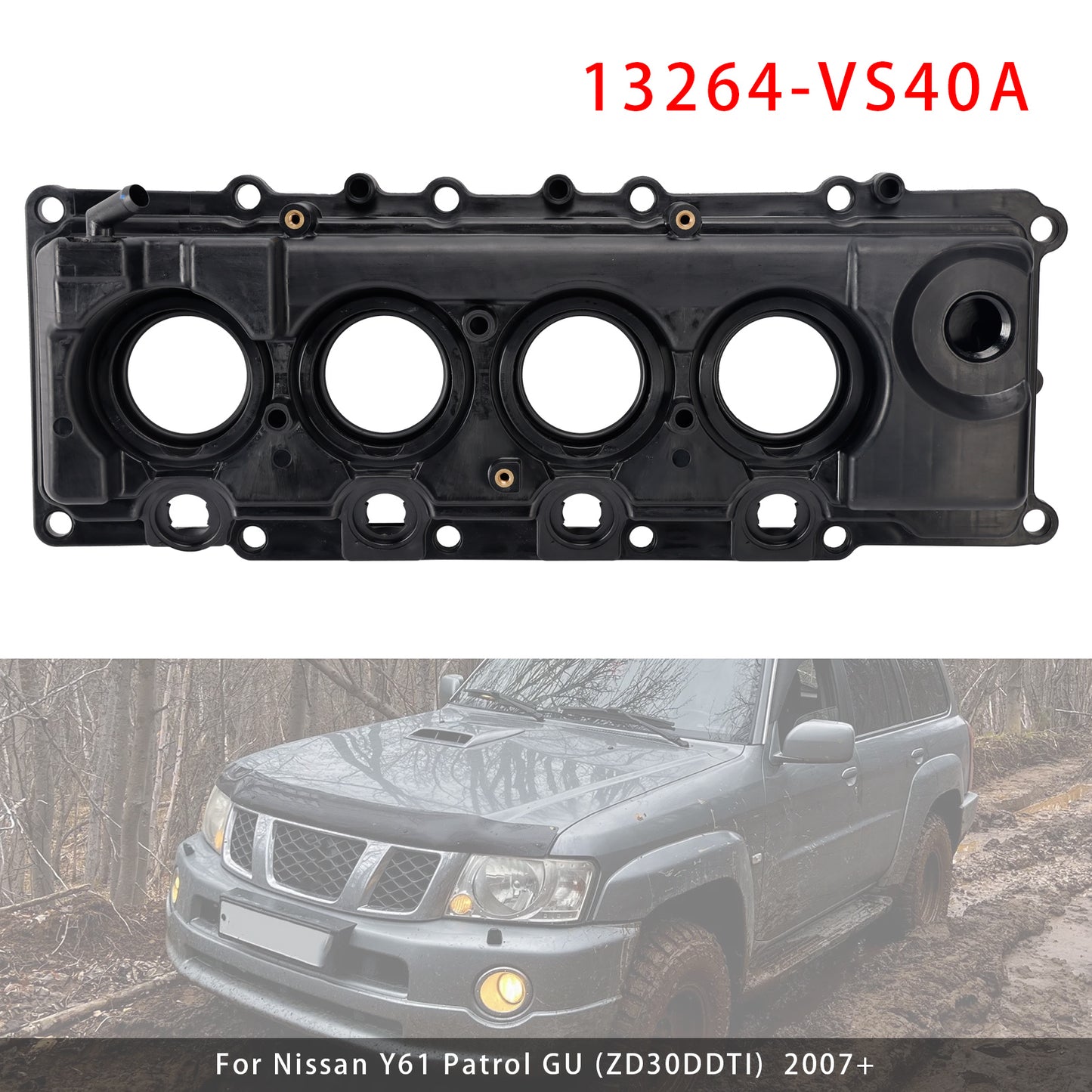 Rocker Valve Cover 13264-VS40A For Nissan Patrol GU Y61 ZD30