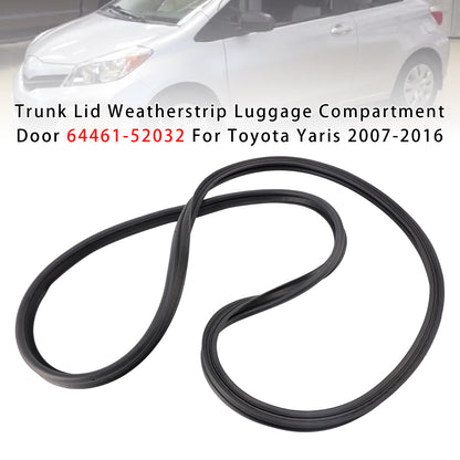 Trunk Lid Weatherstrip Luggage Compartment Door 64461-52032 For Toyota Yaris 2007-2016