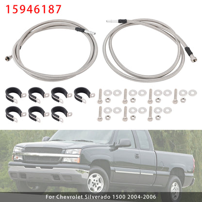 Fuel Line Kit 15946187 For Chevy Silverado GMC Sierra 1500 4.8L 5.3L Crew Cab 2004-2006