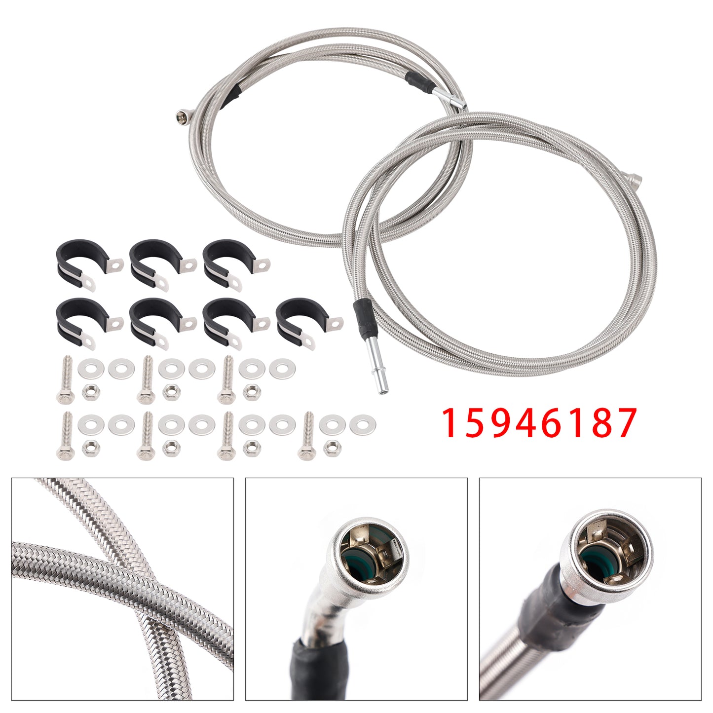 Fuel Line Kit 15946187 For Chevy Silverado GMC Sierra 1500 4.8L 5.3L Crew Cab 2004-2006