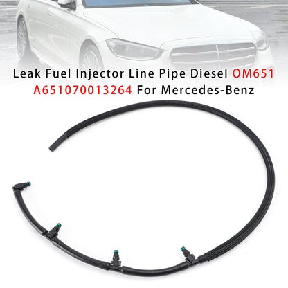Leak Fuel Injector Line Pipe Diesel OM651 A651070013264 For Mercedes-Benz