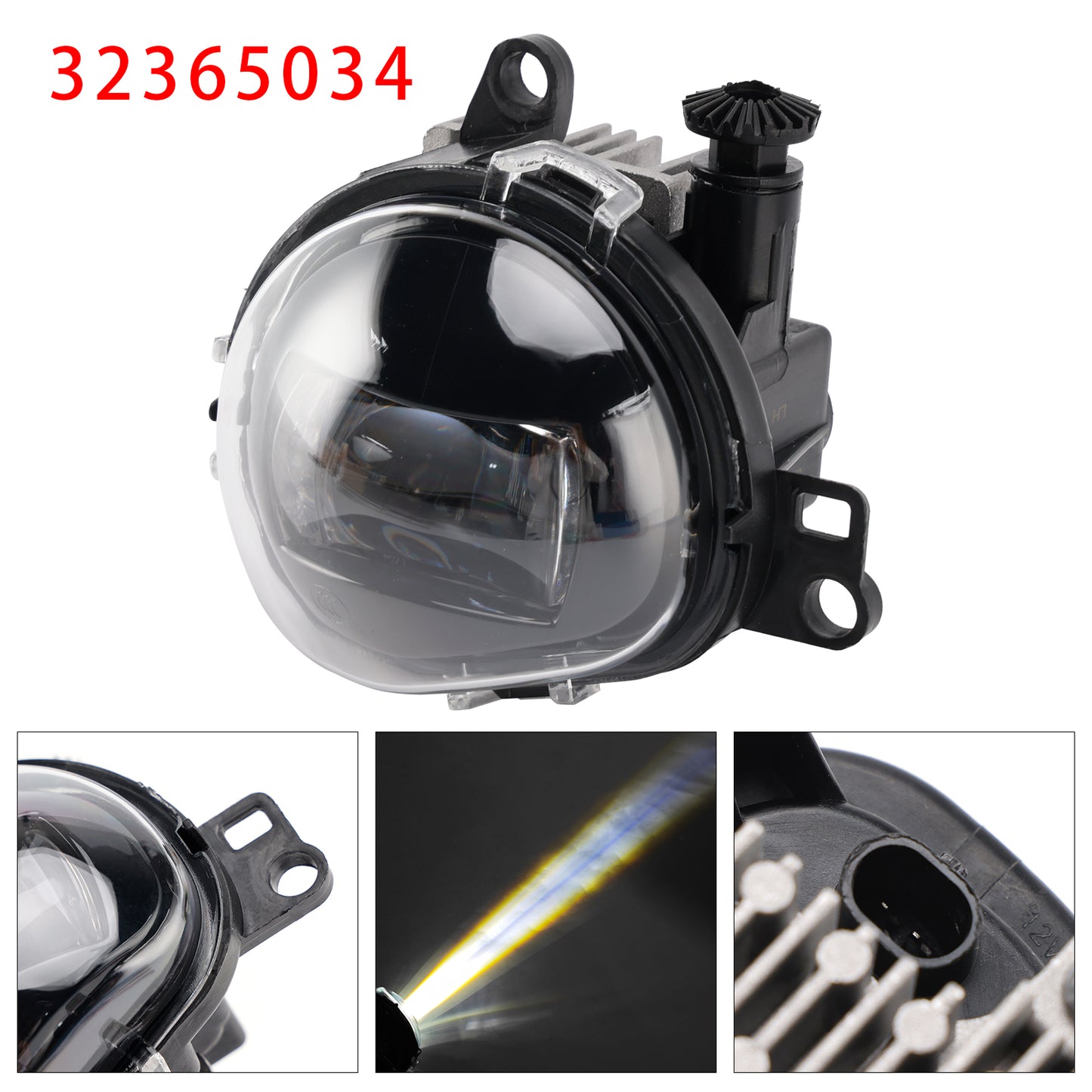Left Front Fog Light Lamp For Volvo C40 S90 V90 XC40 2017-2024 32365034