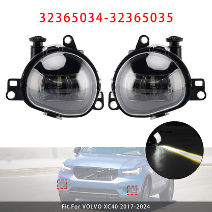 Pair Front Fog Light Lamp For Volvo C40 S90 V90 XC40 2017-2024 32365034
