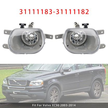 Pair Front Fog Light Lamp For Volvo XC90 I 2.5L 3.2L 4.4L 03-14 31111183