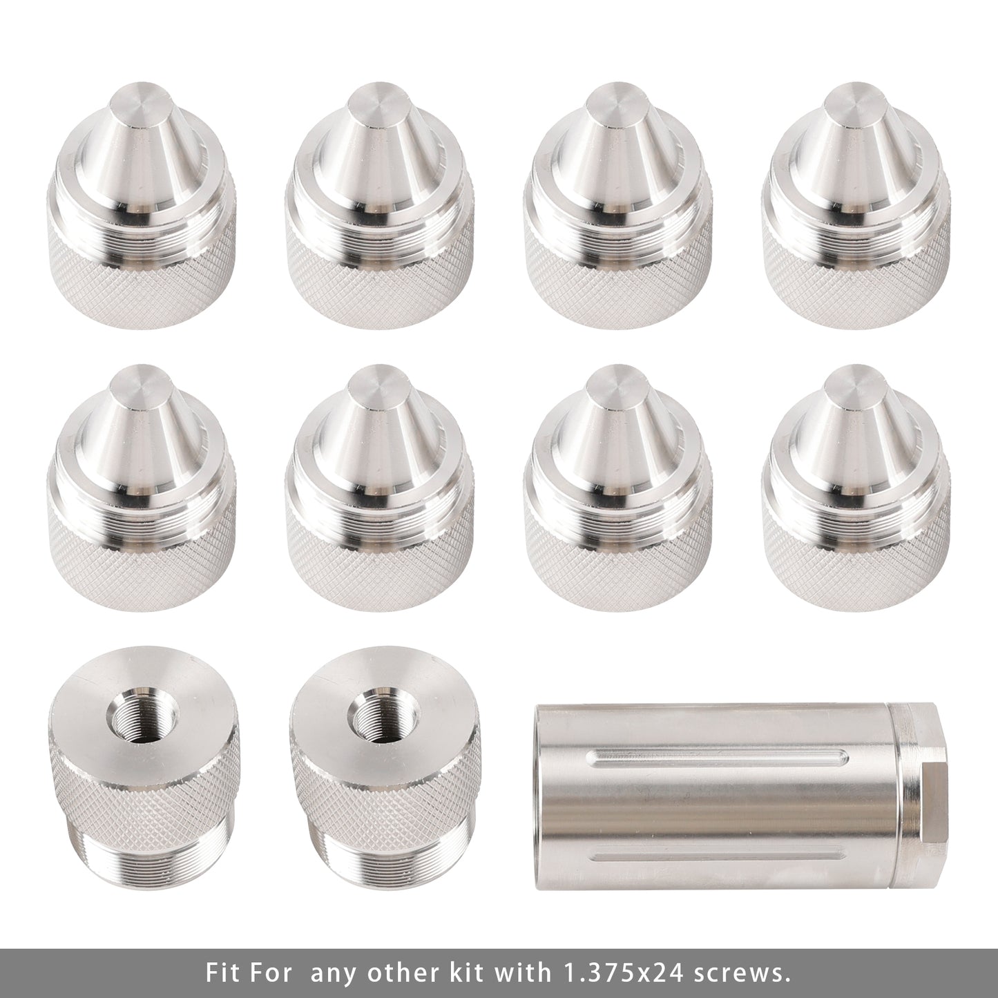 Any other kit with 1.375x24 screws. Stainless Steel Replacemet Sealed End Cap