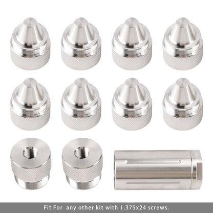 Any other kit with 1.375x24 screws. Stainless Steel Replacemet Sealed End Cap