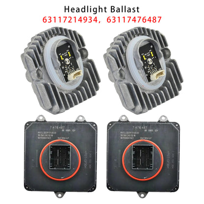 2017-2019 BMW 5 Series G30 Low Version 63117214934 2PCS LED Daytime Driving Light Module+Adaptive Headlight Ballast Control Module